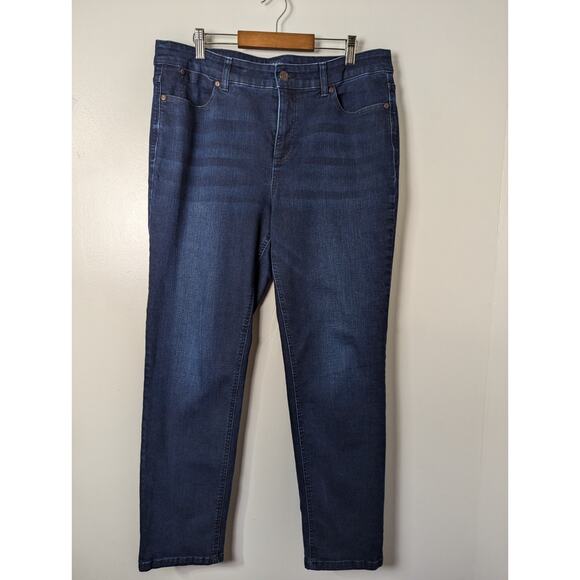 Talbots Size 14 Ankle Denim Jeans Simply Flattering 28" Inseam - Picture 1 of 6